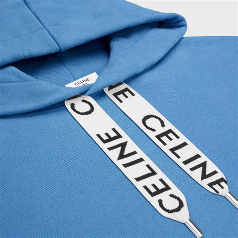 blue celine hoodie|celine loose hoodie.